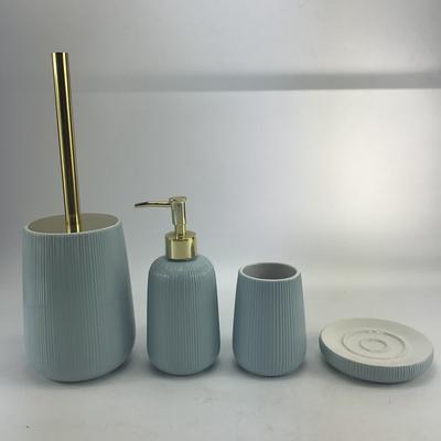 Luxury Hotel Decorative Ceramic Accessories Bathroom Sets