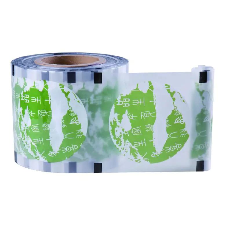 Custom printed sealing film packaging for plastic cup in china