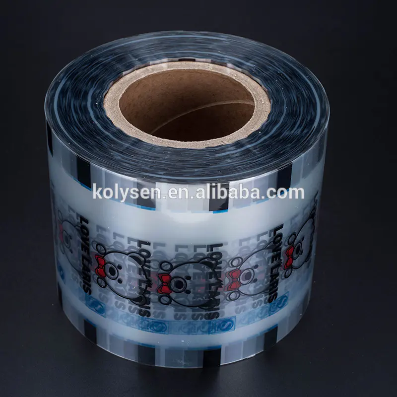 Custom plastic cup sealing roll film for plastic cup