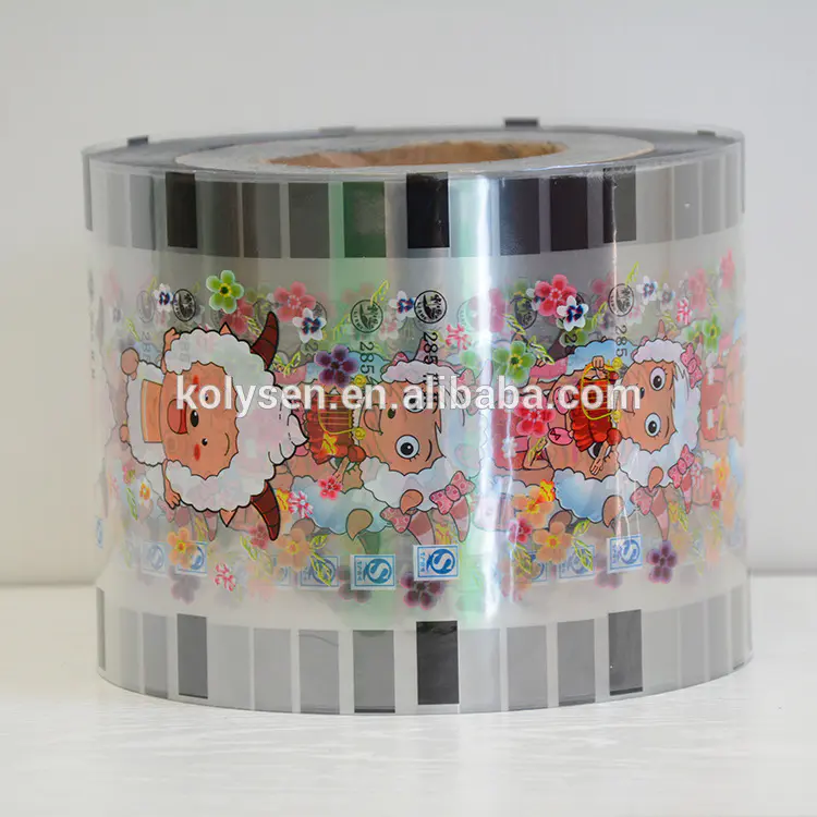 Co-extruded peelable Thermoforming Lidding Film roll stocks for jelly cup