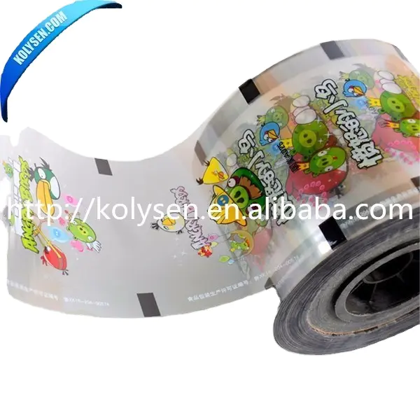 Custom food grade heat sealable Easy to tear pp cup sealing film