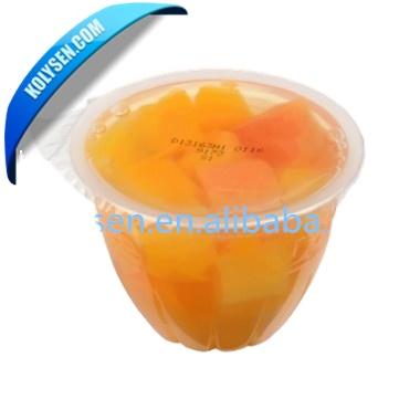 Custom food grade heat sealable packaging film plastic cup sealing film lidding film for jelly cup supplier