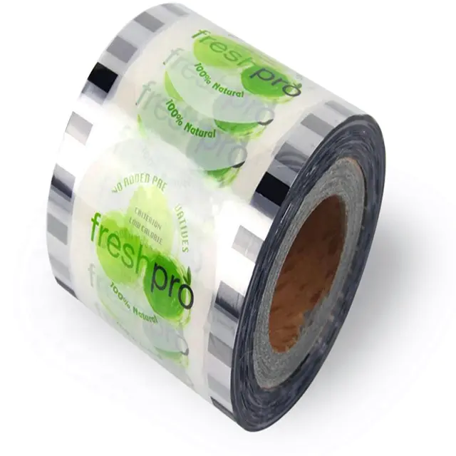 Custom printed sealing film packaging for plastic cup in china