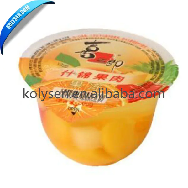 yogurt packing plastic cup Peelable Lidding sealing film