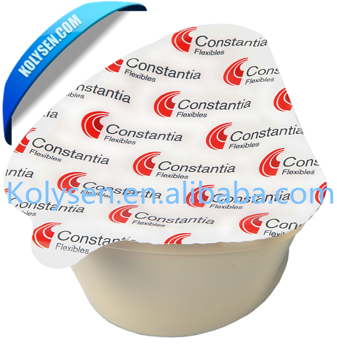 plastic lidding film for coffee cup seal