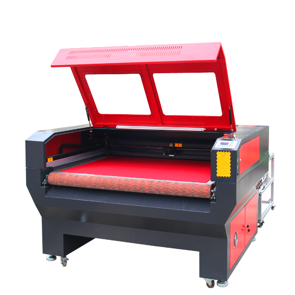 1610 Fabric Leather CO2 Laser Cutting Machine With Auto Feeding System