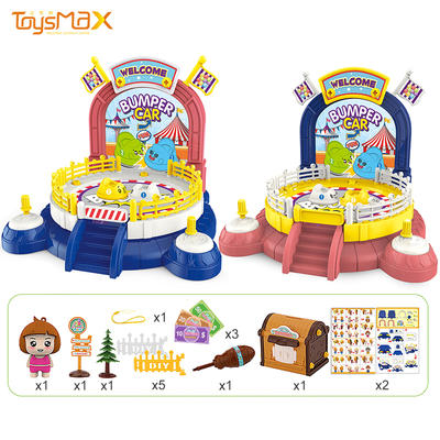 Kids learning toys DIY paradise game toys DIY bumper car toy for children