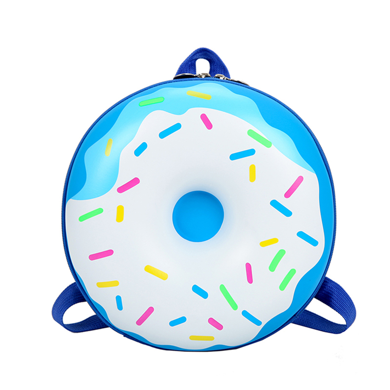 mochilas Lovely Cute New Fashion Donut Rainbow Kids Kindergarten School Book Bag Casual Backpack Vintage Bags for Children Kids Birthday