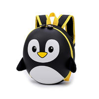 mochilas Children's Backpack 3D Mochila Escolar Menino New EVA Penguin Schoolbag Hard Shell Backpack Cartoon Lovely Mini Kids Cute Bags