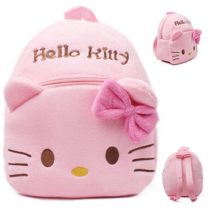 mochilas Hello Kitty Toddler Kids Children Boy Girl Cartoon Stuffed Plush Backpack Schoolbag Shoulder Bag Rucksack baby girls cute bag