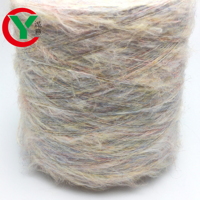 Winter fancy fluffyrainbow alpaca wool yarnfor sock / Anti-Pilling weaving yarn