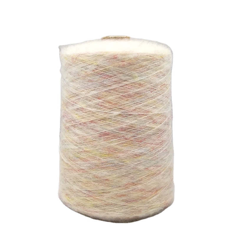 High quality mohair wool blended fancy yarn used for sweater from italy