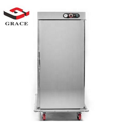 Hot Display Showcase Series Stainless Steel Mini Plate Warmer Trolley Cart Cabinet