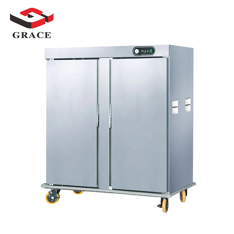 Hotel Banquet Equipment Large Stainless Steel Food Warmer Upright Heated Holding Cabinet