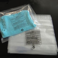 opp custom printed plastic self adhesive packaging bags with hole