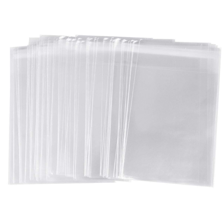 Self-adhesive custom transparent opp plastic clothes packaging self adhesive bags