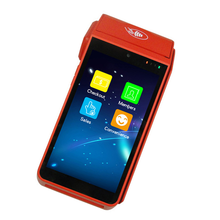 Handheld Free SDK and Restaurant APP offered Mobile Touch Screen Android POS with Printer