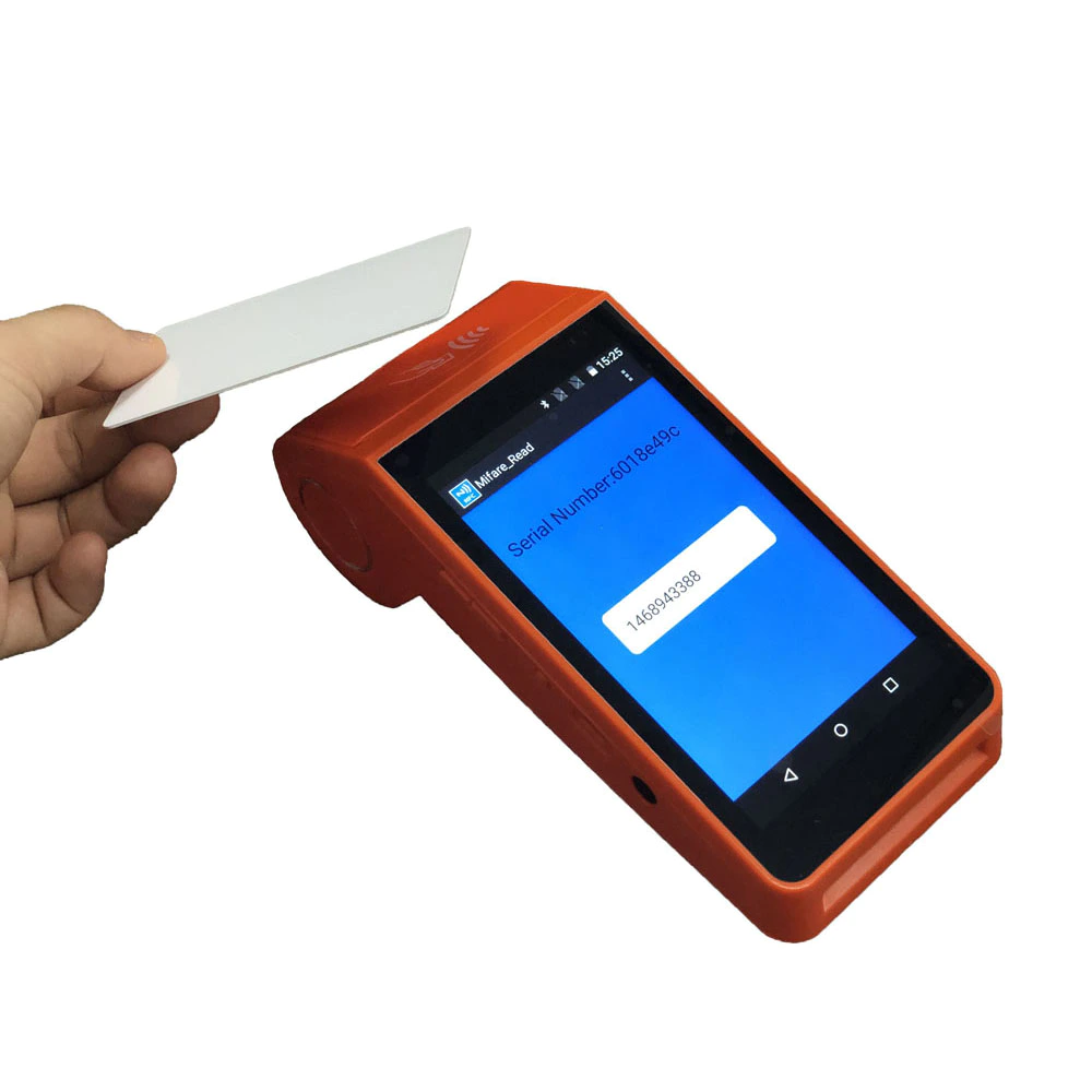 Handheld Mobile Lottery Ticketing Machine Android Pos Terminal with Card Reader