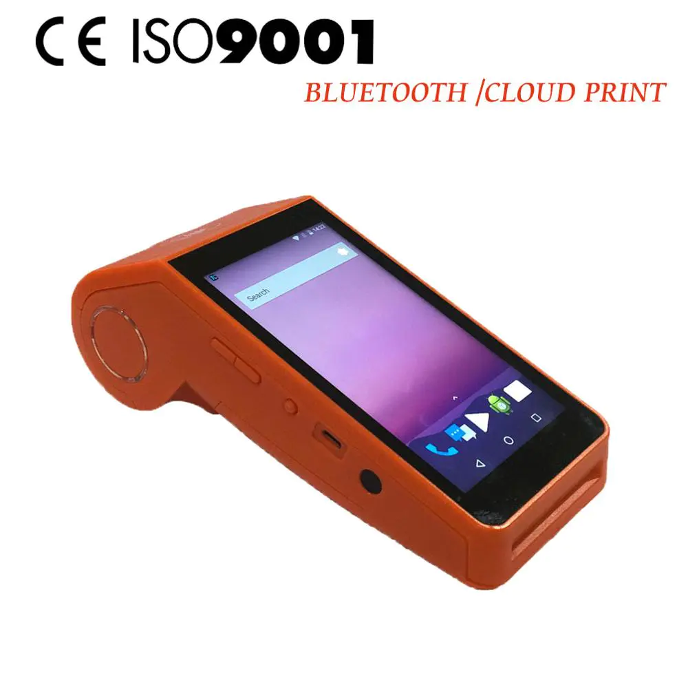 Handheld Android 7.1 OS E-Wallet Mobile Paymet Pos Termninal with Printer