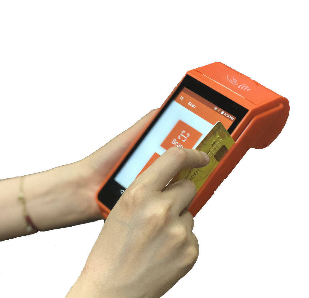 Handheld Android Smart Payment Terminal Car Parking Ticket Printer Pos Terminal