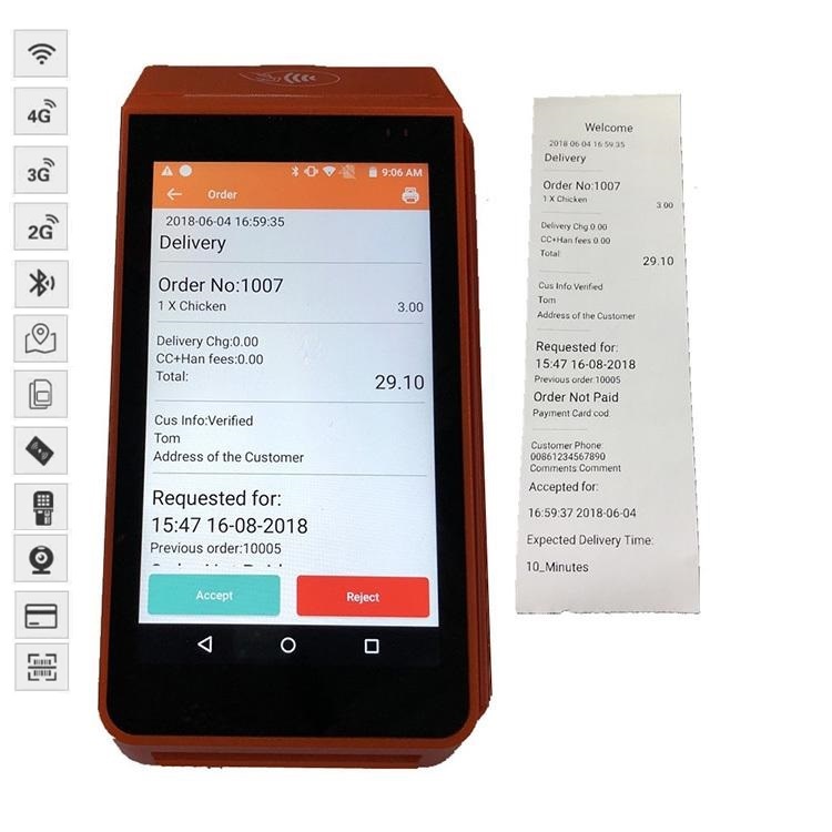58mm Android Bluetooth Thermal Printer for Car Parking