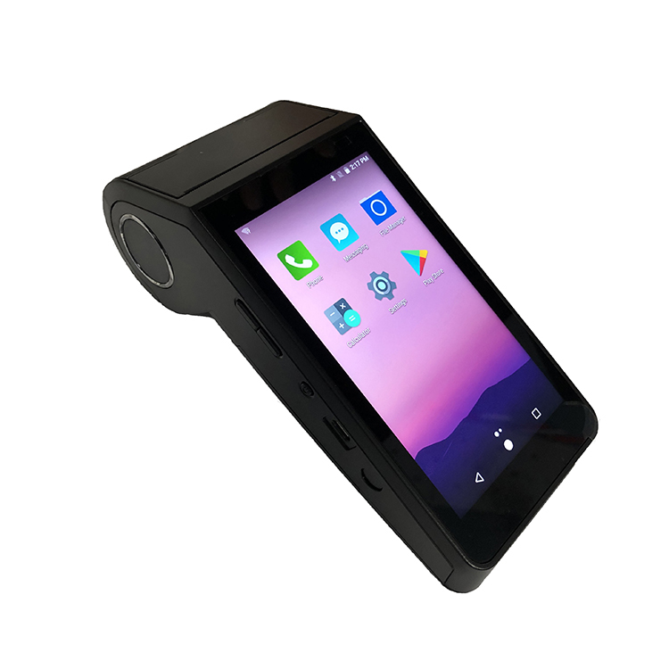 Restaurant Food Ordering Portable Smart Android Handheld Pos Terminal device With Thermal Receipt Printer