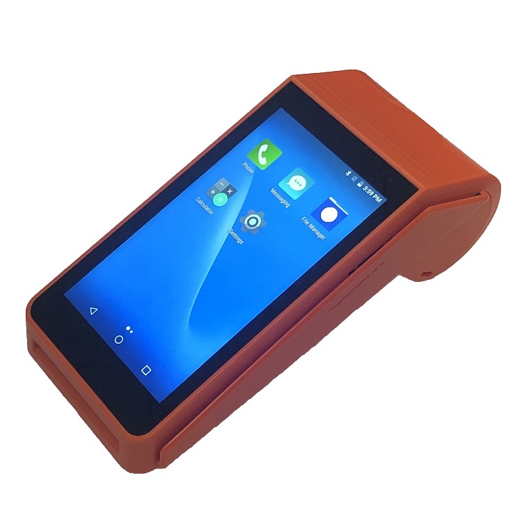 Bus Ticketing 4G Portable Machine Android Handheld NFC POS Terminal with Printer