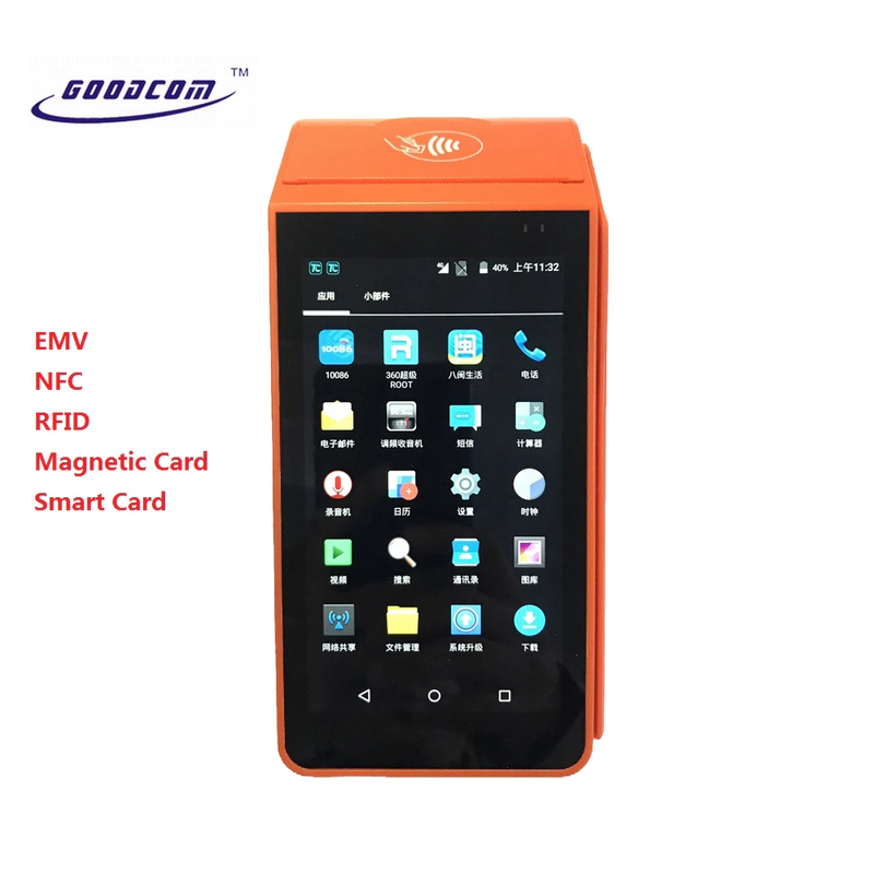 POS Software Android EMV Hand-held POS Terminal NFC Smart Card