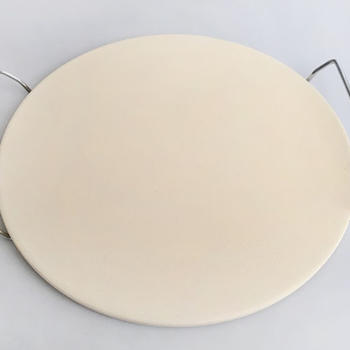 Cordierite pizza stone round type, square type with cutter and hangle