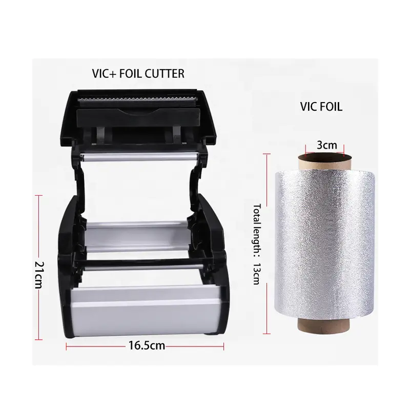 Professional customized easy use and install vic tin foil cutter for salon use