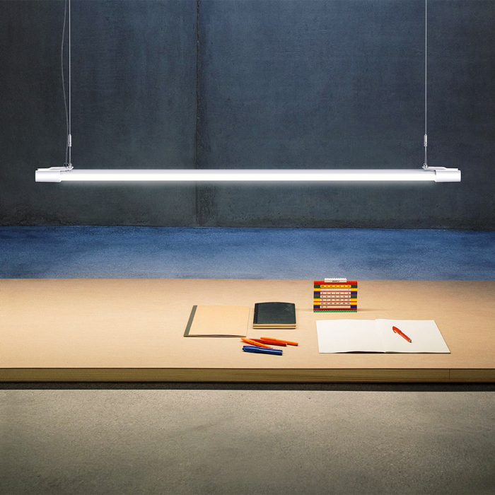 Inlity led light indoor pendant Led Linear Light 48w 5000K Led Smart Batten Lamp For The Office