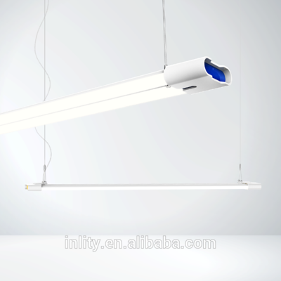 Inlity led lighting pendants plastic Led Linear Light 48w 6000K Led Smart Batten Lamp For The Office
