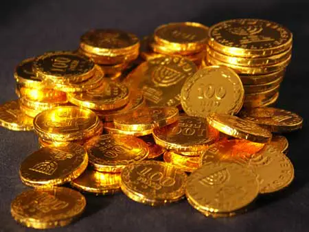 Golden Aluminum foil for chocolate coins