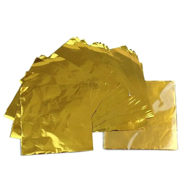 Food grade aluminium gold foil for chocolate coin