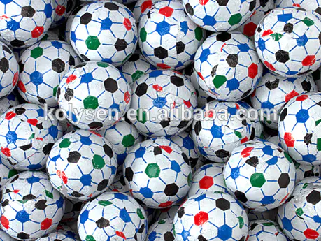 Soccer Ball Chocolates Aluminum Foil Packing