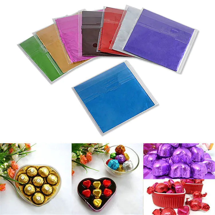 New Arrival Cheap Price Customized recycled colored aluminum chocolate foil Manufacturer from China