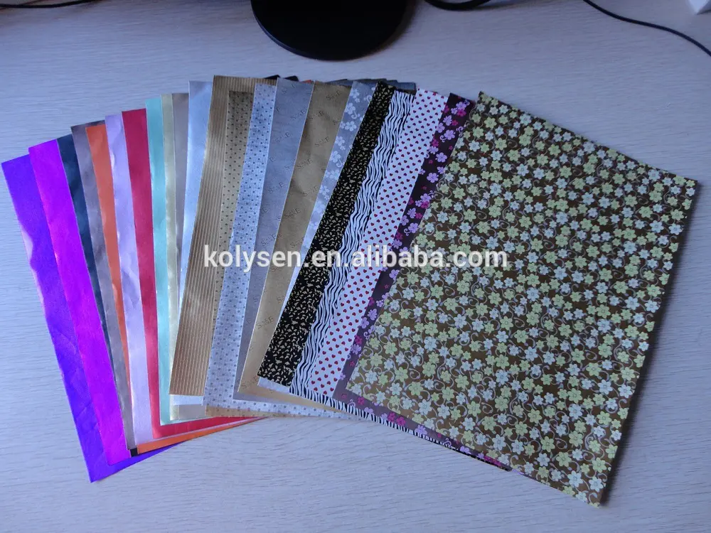 chocolate candy aluminum foil wax laminated paper wrapper