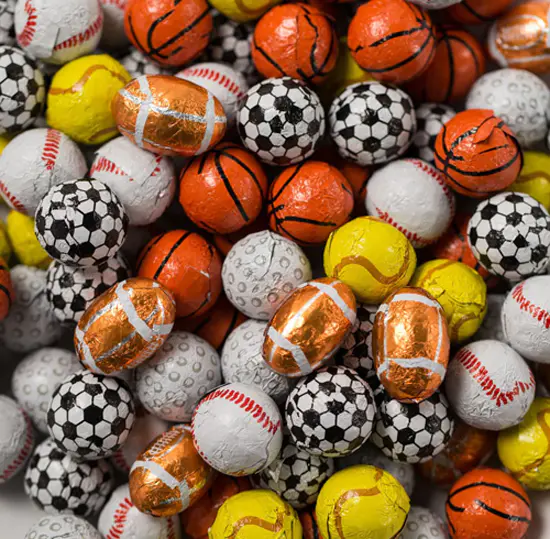 Custoom printed soccer balls printed aluminum foil sheets for chocolate packing