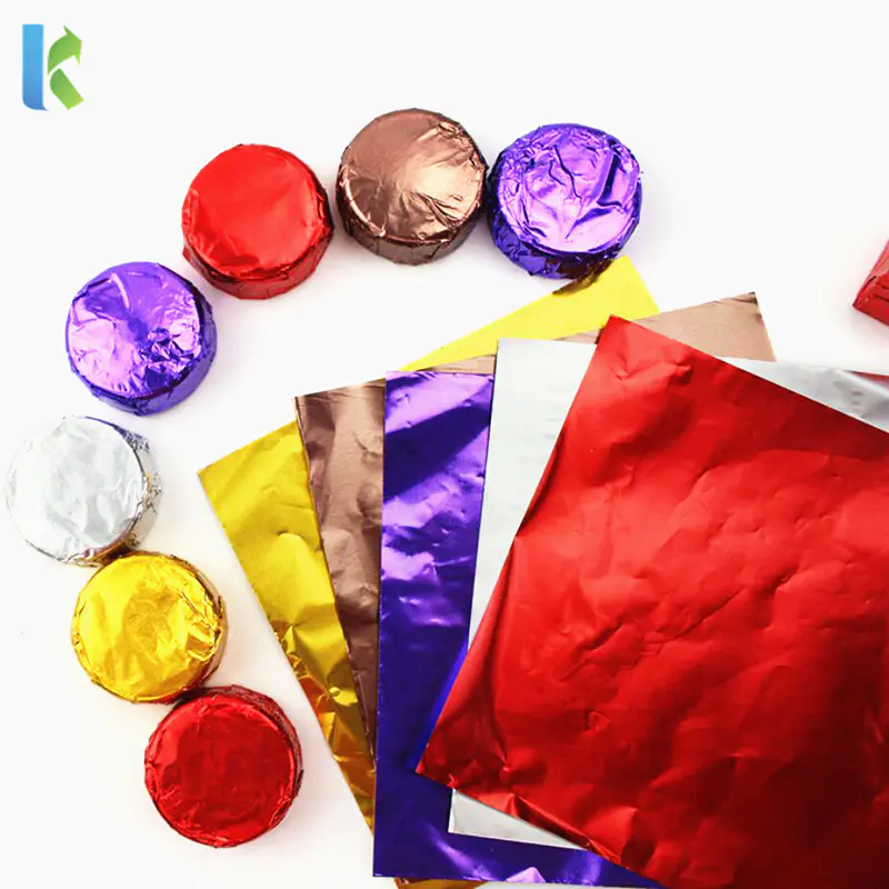 Chocolate Candy Wrappers Aluminium Foil Paper for Party Wedding Birthday Christmas DIY Sugar Sweeties