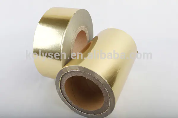 Factory price paper backed aluminum foil for chocolate wrapping