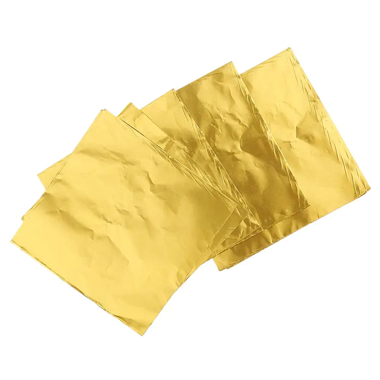 Hot Selling Kosher Certificate Fast Delivery gold aluminum foil for egg chocolate wrapping Wholesale in China