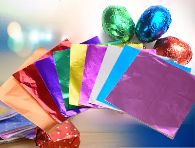 papel aluminio de colores para chocolates aluminum foil packing for chocolate