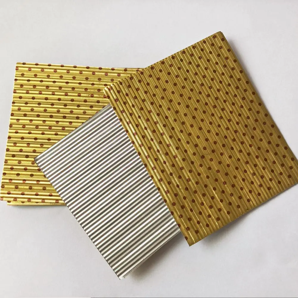 Mixed cholor corrugated foil chocolate wrapper