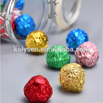 KOLYSENCustomizedhigh quality food grade chocolate aluminum foil Verified Supplier in china