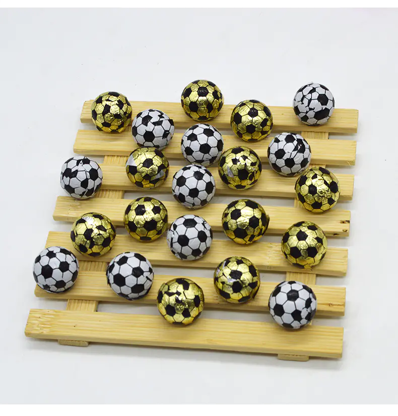 soccer printed aluminum foil roll for chocolate