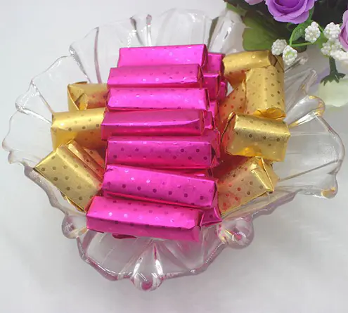 Aluminum foil paper for chocolate wrapping