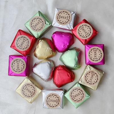 Customized Aluminum Foil Food Wrapping Paper for Chocolate/Butter/Chewing Gum/Bouillon Cube Packaging