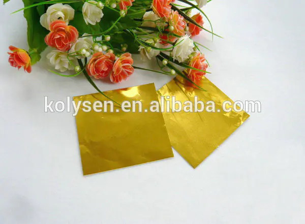 Customizedfood grade Foil de Aluminio Flexible para empaque chocolates foil China supplier