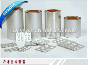 kolysen printed cold formed blister packaging pharmaceutical alu alu foil roll