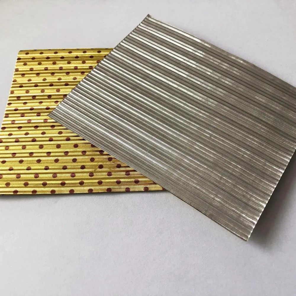 Corrugated Printed Gold Aluminum Foil Wholesale